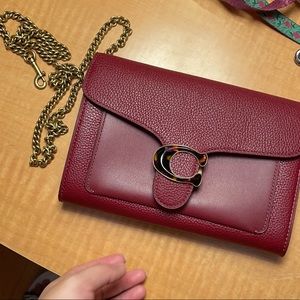 Coach tabby chain clutch